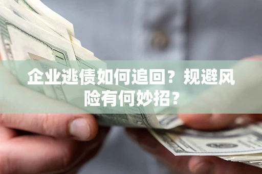 武汉企业逃债如何追回？规避风险有何妙招？