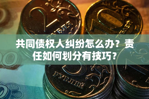 武汉共同债权人纠纷怎么办？责任如何划分有技巧？