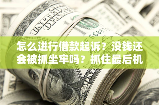 武汉怎么进行借款起诉？没钱还会被抓坐牢吗？抓住最后机会！