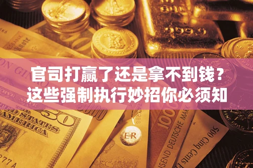 武汉官司打赢了还是拿不到钱？这些强制执行妙招你必须知道