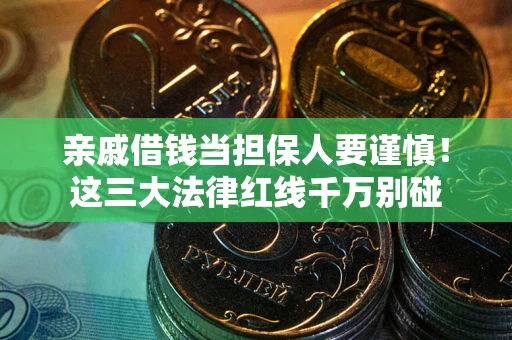 武汉亲戚借钱当担保人要谨慎！这三大法律红线千万别碰