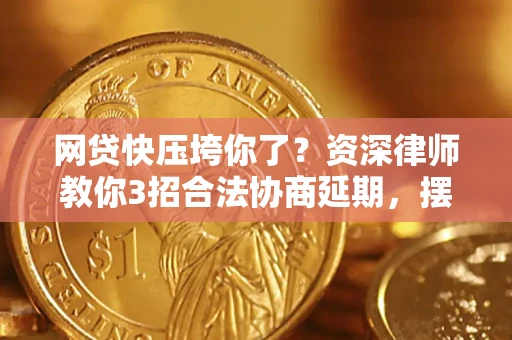 武汉网贷快压垮你了？资深律师教你3招合法协商延期，摆脱暴力催收！