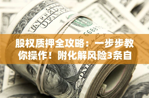 武汉股权质押全攻略：一步步教你操作！附化解风险3条自救法则