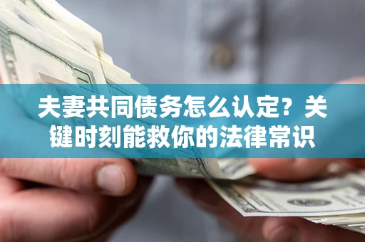 武汉夫妻共同债务怎么认定？关键时刻能救你的法律常识