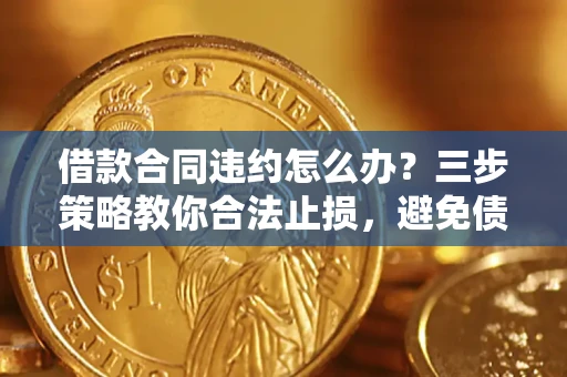 武汉借款合同违约怎么办？三步策略教你合法止损，避免债务危机升级