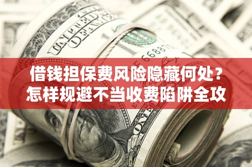 武汉借钱担保费风险隐藏何处？怎样规避不当收费陷阱全攻略！